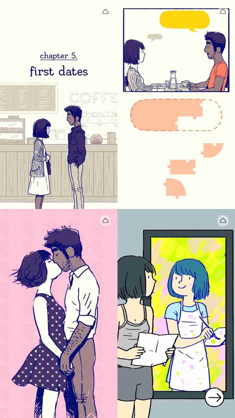 florence, game, ios, ios game, florence game, review, app store, depepi, depepi.com, app