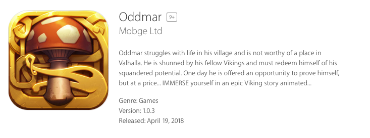 oddmar, apps, ios, apple, game, reviews, depepi, depepi.com, vikings