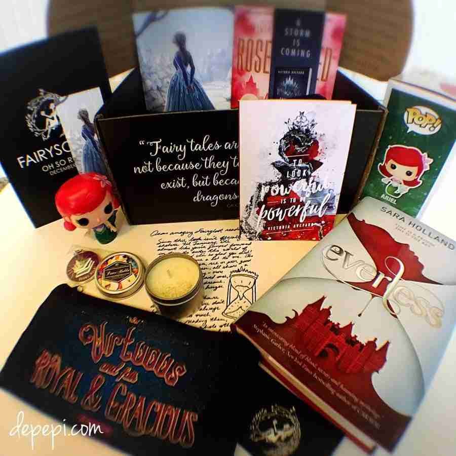 fairyloot december, fairyloot, fairyloot unboxing, unboxing, bookish, depepi, depepi.com