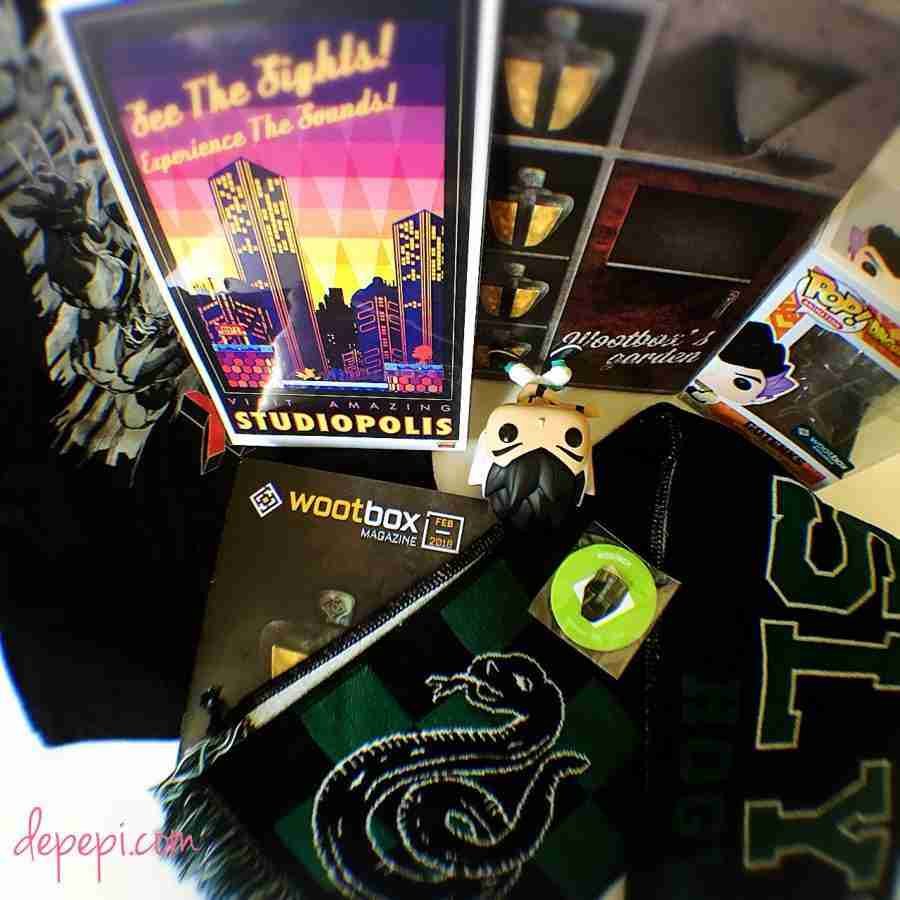 wootbox, wootbox unboxing, unboxing, wootbox february, geek box, depepi, depepi.com