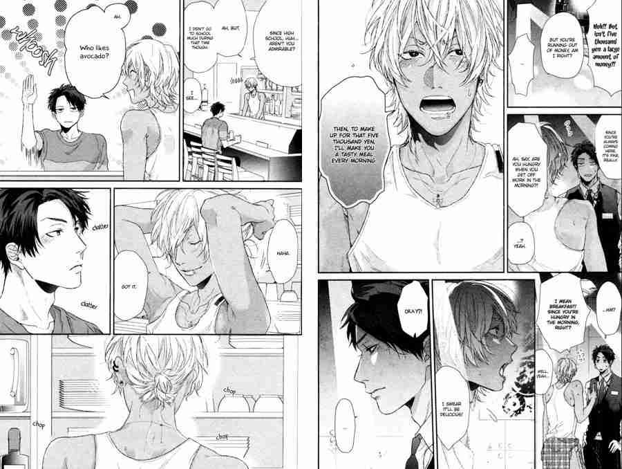 neon sign amber, okaretsu tanaka, yaoi, yaoi manga, manga, reviews, depepi, depepi.com