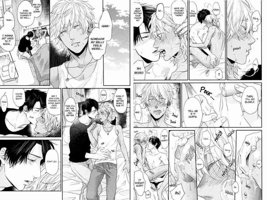 neon sign amber, okaretsu tanaka, yaoi, yaoi manga, manga, reviews, depepi, depepi.com