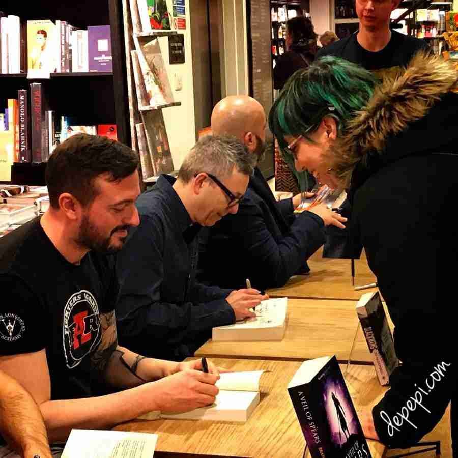 waterstones, waterstones brighton, brighton and hove, blackwing ed mcdonald, blackwing, fantasy worlds, amreadingfantasy, bookish events, depepi, depepi.com