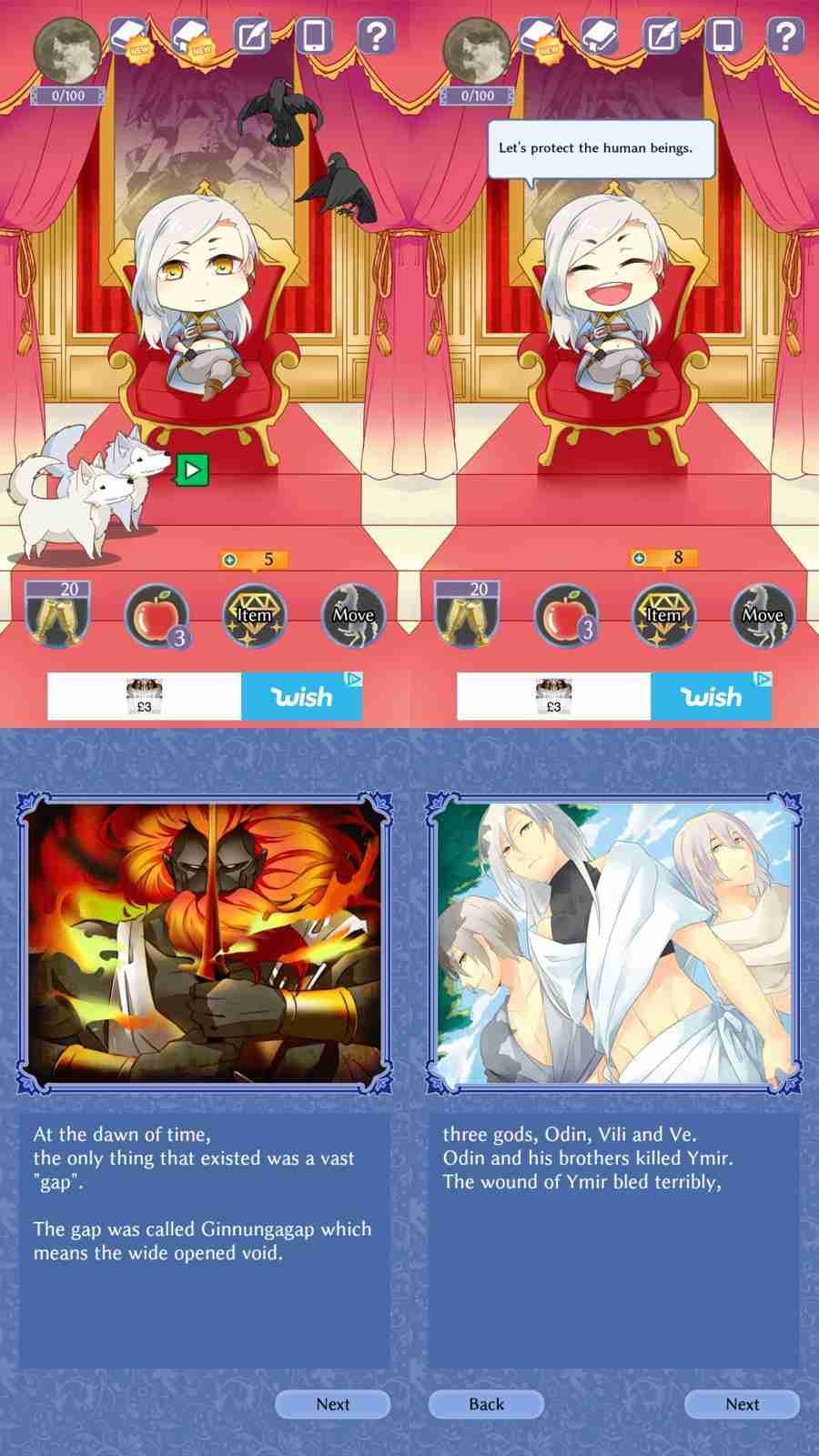 the life of odin, norse myths, norse mythology, odin, thor, loki, iphone, ipad, app, depepi, depepi.com