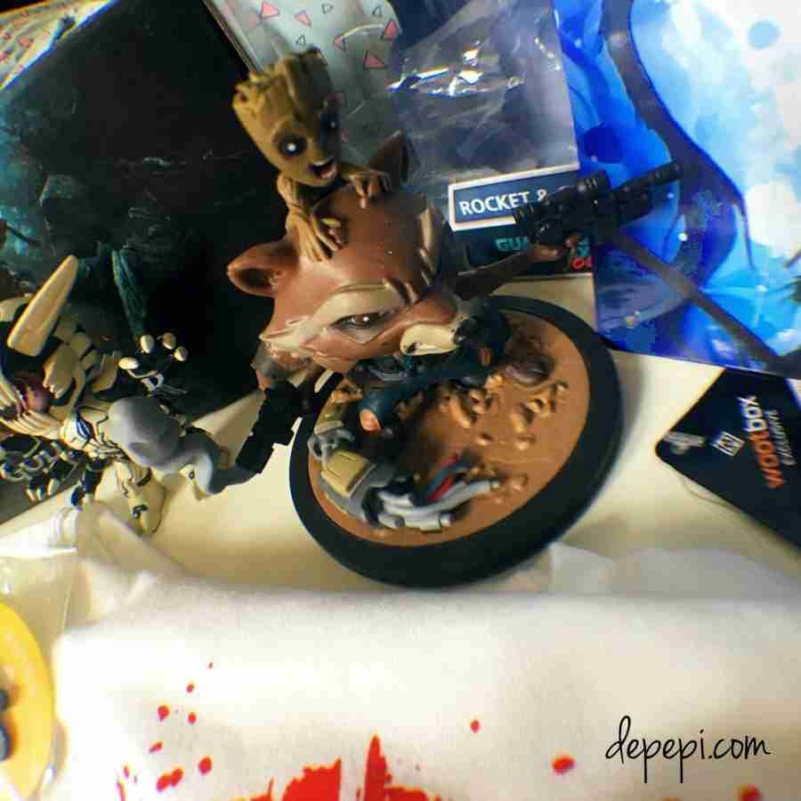 wootbox, wootbox april, wootbox brutal, wootbox unboxing, unboxing, guardians of the galaxy, groot, rocket racoon, avengers infinity war, god of war, GOT, depepi, depepi.com