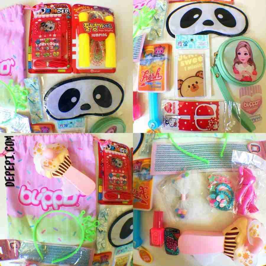 blippo, blippo.com, blippo kawaii surprise bag, fukubukuro, lucky bag, unboxing, giveaway, depepi, depepi.com