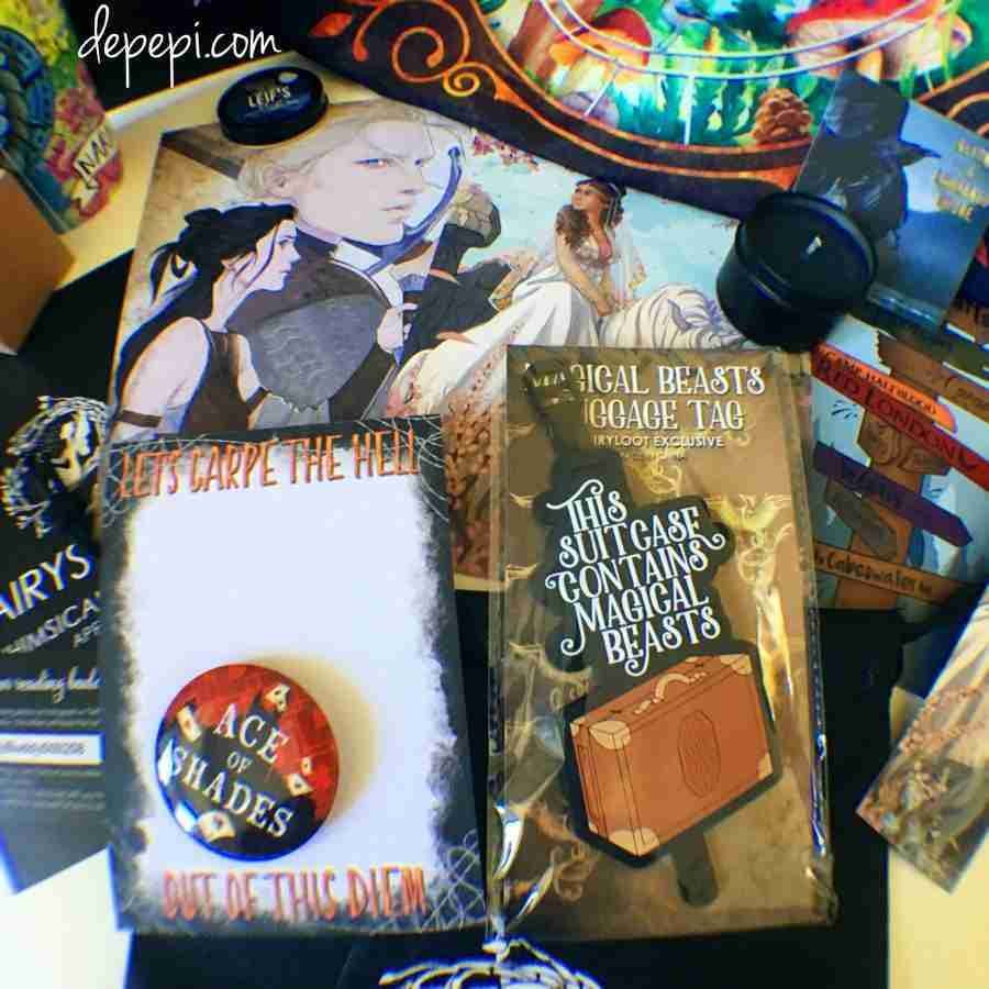 fairyloot, fairyloot april 2018, fairyloot january, whimsical journeys, depepi, depepi.com, bookish, review, unboxing