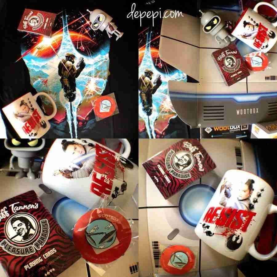 wootbox, wootbox unboxing, wootbox July, wootbox July 2018, Star Wars, Futurama, bender, halo, back to the future, unboxing, depepi, depepi.com, Detroit becomes human