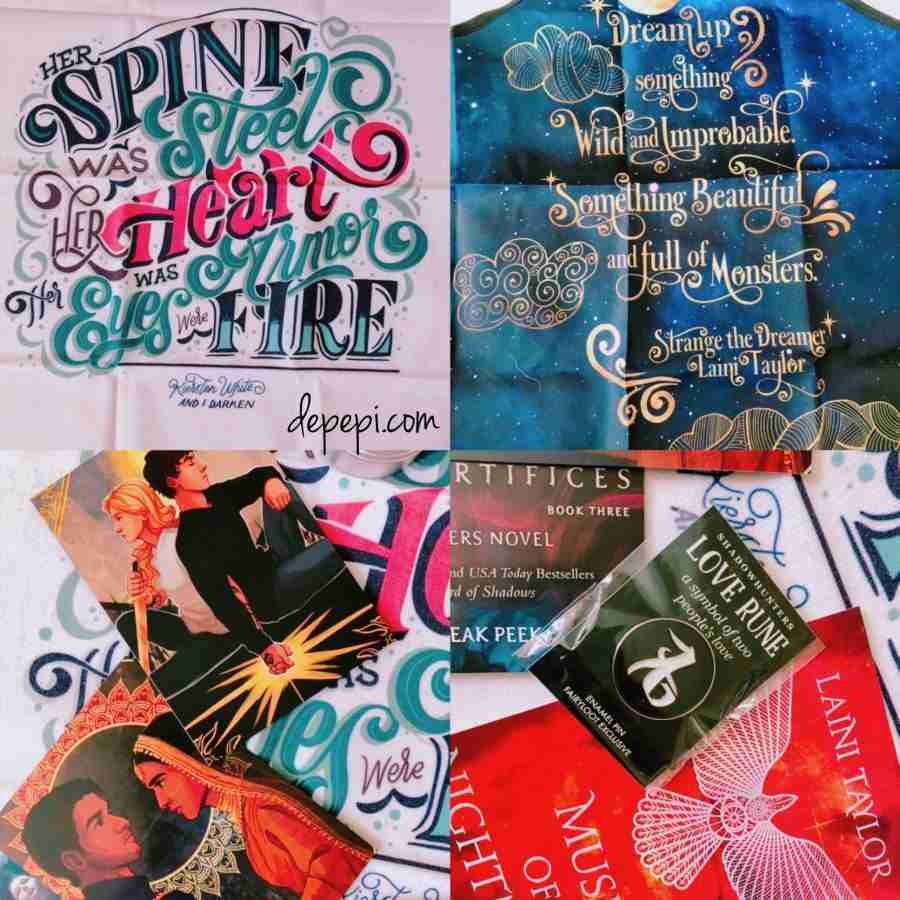 fairy loot, fairyloot, star-crossed swoons, unboxing, bookish, books, depepi, depepi.com