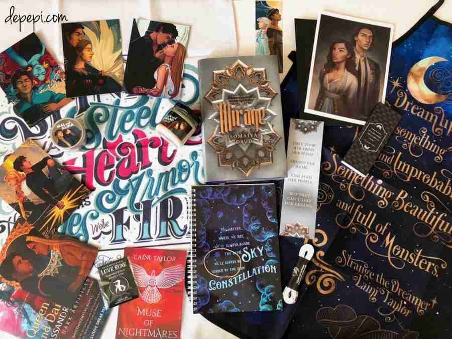 fairy loot, fairyloot, star-crossed swoons, unboxing, bookish, books, depepi, depepi.com