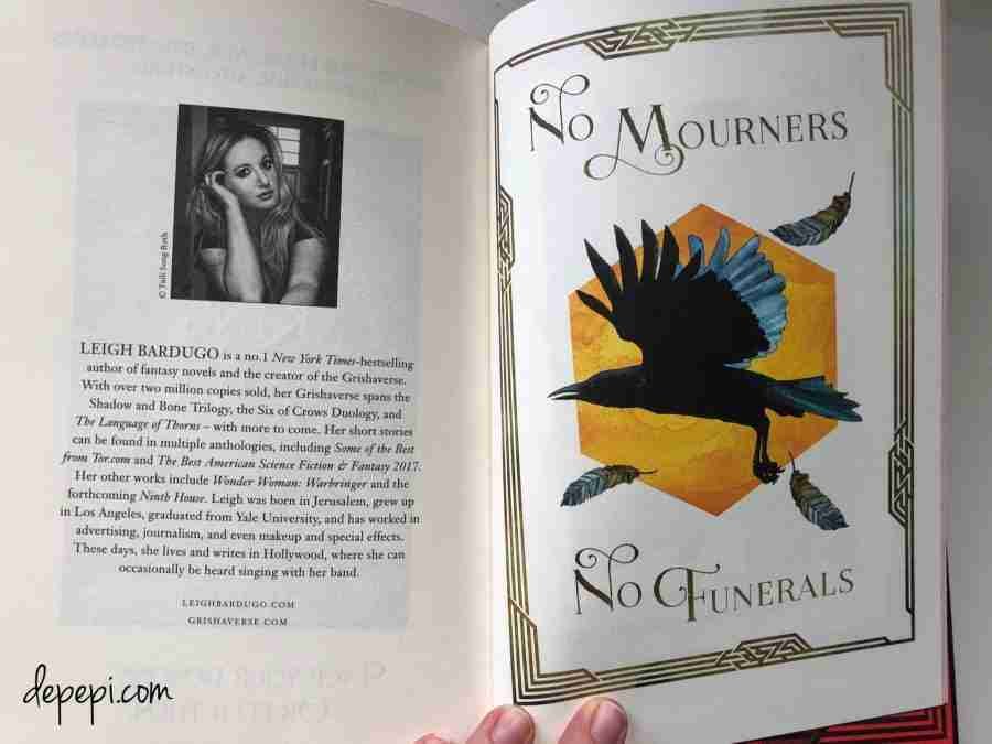 six of crows, six of crows collector's edition, Leigh Bardugo, depepi, depepi.com, review