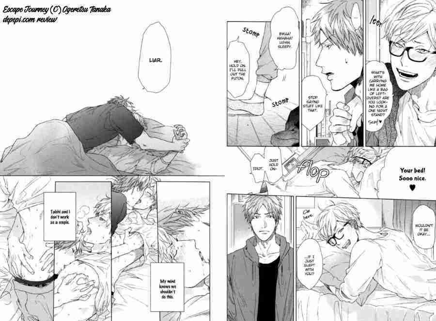 escape journey, ogeretsu tanaka, yaoi, yaoi manga, manga, BL, depepi, depepi.com