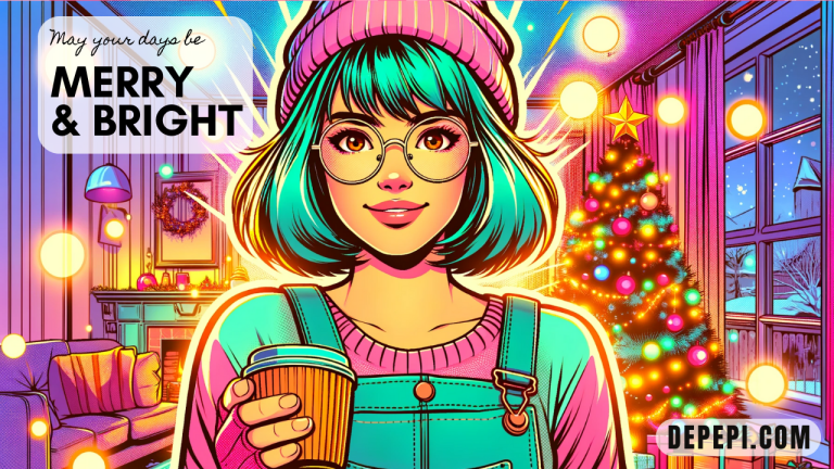 merry and bright, winter holidays