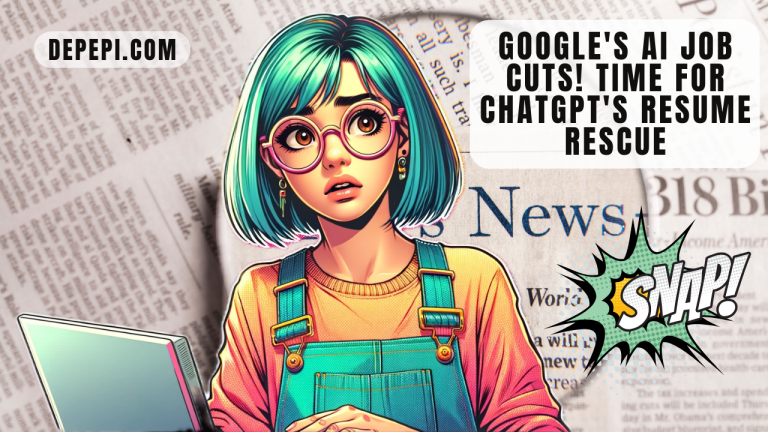 Google's job cuts, ChatPT resume rescue, layoffs, depepi.com