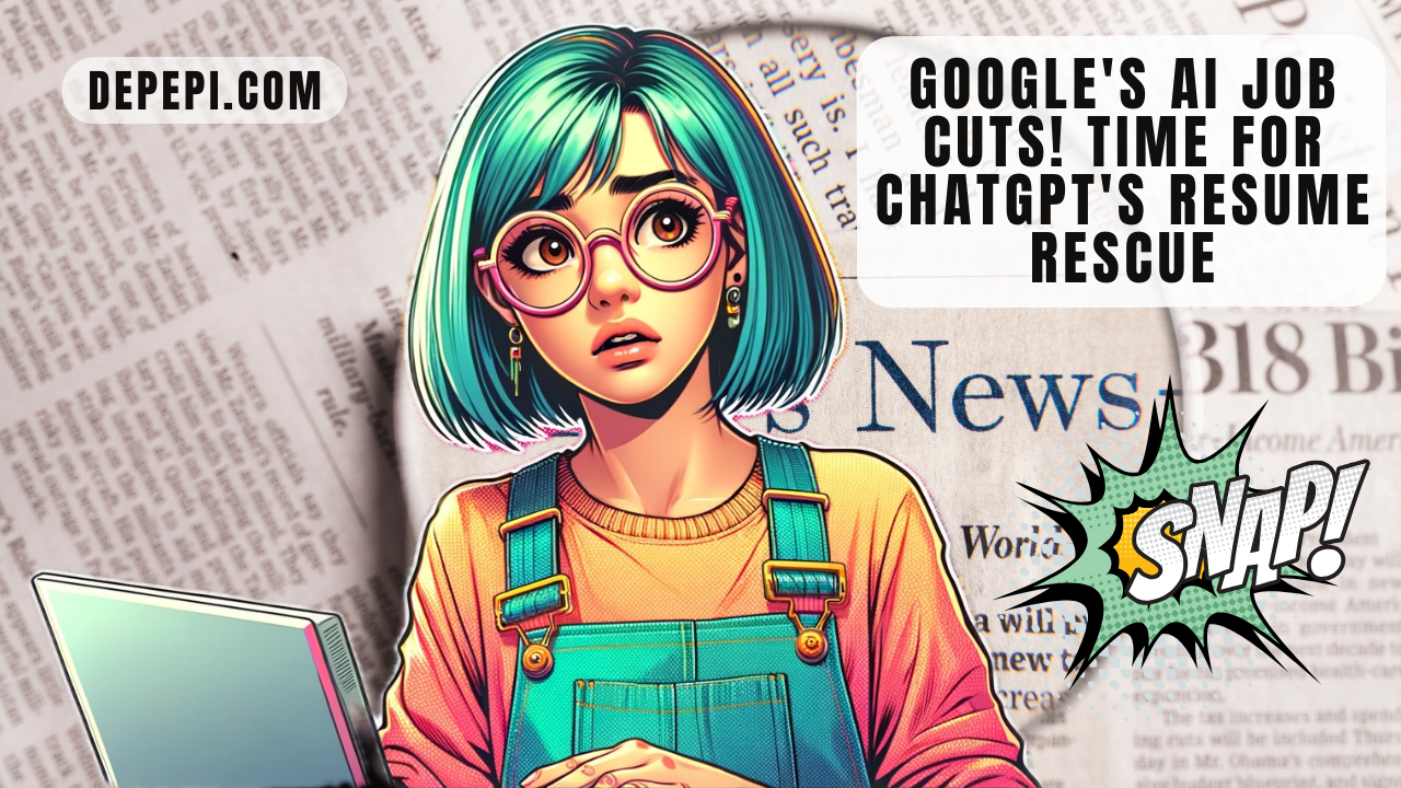 Google's job cuts, ChatPT resume rescue, layoffs, depepi.com