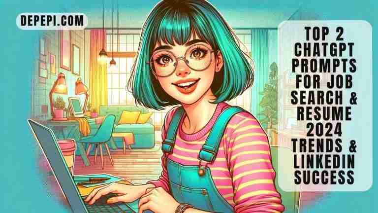 Top 2 ChatGPT Prompts for Job Search & Resume 2024 Trends & LinkedIn Success