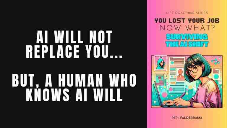 AI will not replace you, a human who knows it will