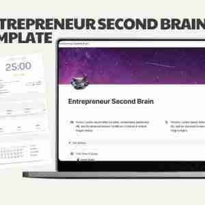 Second Brain Notion Template for Entrepreneurs and Freelancers entrepreneur & freelancer second brain notion template
