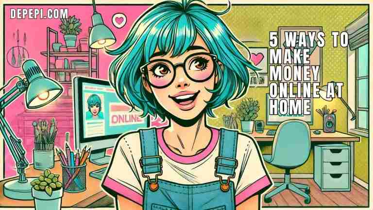 5 ways to make money online at home