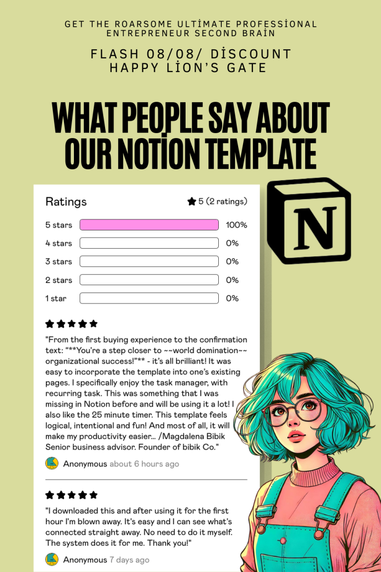 lion's gate notion template