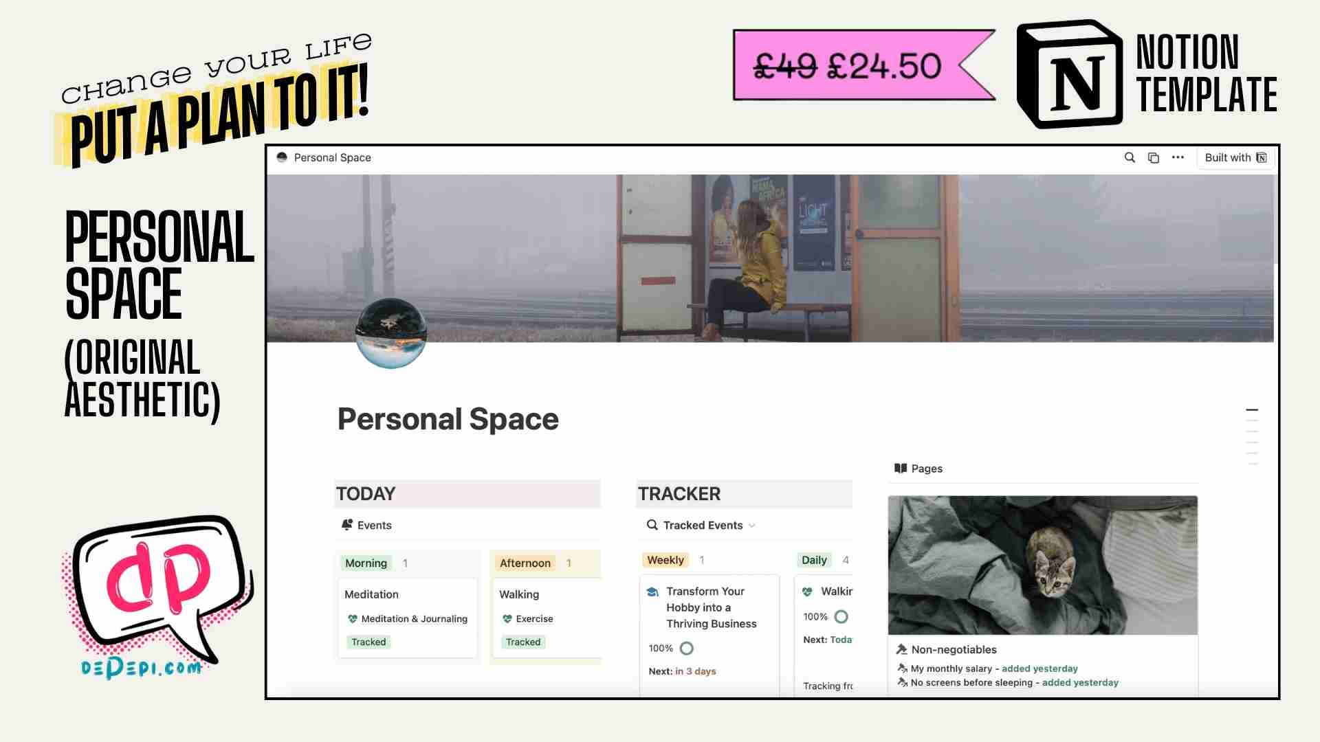 Change Your Life With This Personal Space Notion Template