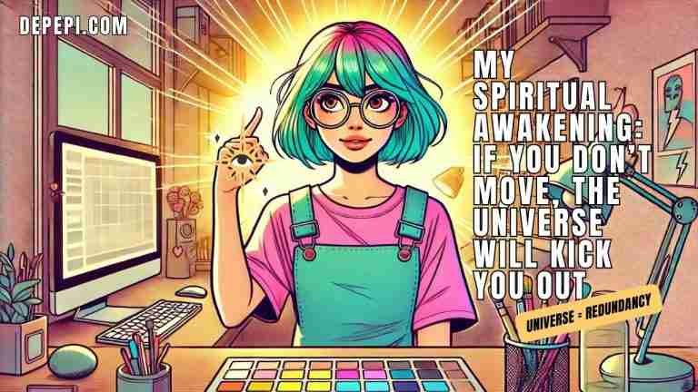 my spiritual awakening: if you don't move, the universe will