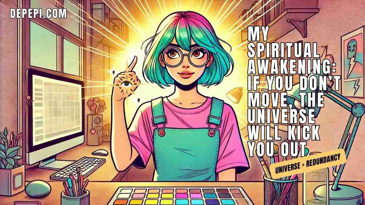 my spiritual awakening: if you don't move, the universe will