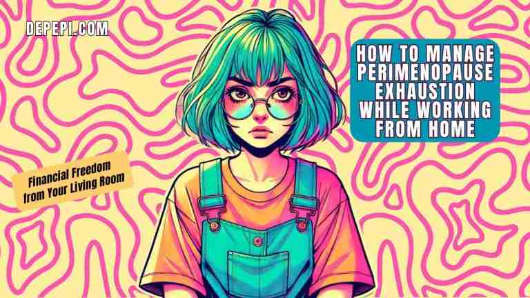 How to Manage Perimenopause Exhaustion While Working from Home