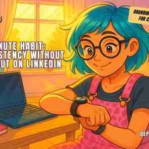 15-Minute Habit: Consistency Without Burnout on LinkedIn 15-Minute Habit: Consistency Without Burnout on LinkedIn